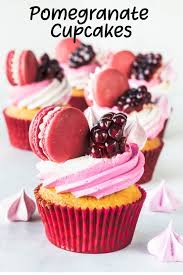Pomegranate Cupcakes Recipe Cupcake Flavors Party Food Dessert Cupcake Cakes