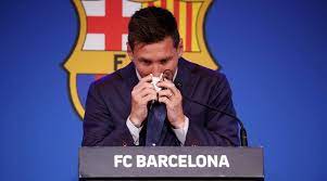 Lionel messi in tears as he bids farewell to barcelona. Acusnv1dr59 Im