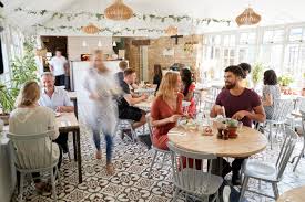 Maybe you would like to learn more about one of these? Lunchtime Customers Eating At A Busy Restaurant Stock Photo Picture And Royalty Free Image Image 113627846