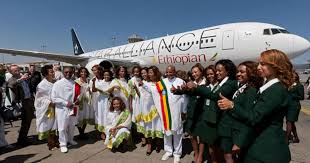 The ethiopian airlines honor took place at the airline's toronto, canada office. History For Ethiopia Airlines As It Dispatches First Ever All Female Operated Flight Africanews