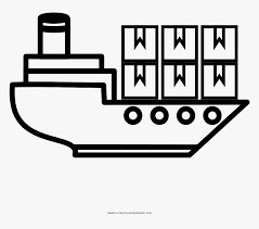 There is enough material on the site to reveal your creative abilities on a pirate theme, here you can download or print pirate ship coloring pages for free. Cargo Ship Coloring Page Line Art Hd Png Download Kindpng