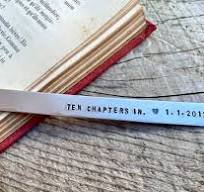 10th Anniversary Bookmark - Personalized Aluminum Bookmark ...