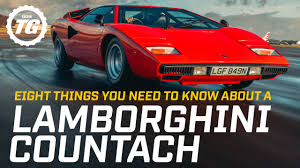 The first production vehicle was sold to an australian buyer in 1974 as the lp400. Eight Things You Need To Know About The Lamborghini Countach Top Gear