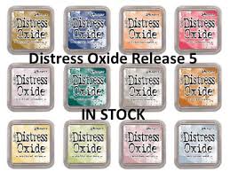 New Ranger Tim Holtz Distress Oxide Ink Pads All 12 Colors In Stock Release 5 Ebay