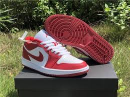 2020 Cheap Air Jordan 1 Low Gym Red White 553558 611 In 2020 Air Jordans Jordans Jordan 1 Low