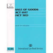 Even though the parties not mentioned in sales transaction, but it was understood by the both parties. Sale Of Goods Act 1957 Act 382 Marsden Professional Law Book