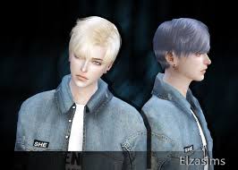 Sims 4 Cc S The Best Male Hair By Elzasims The Sims Manner Frisuren Sims Vier