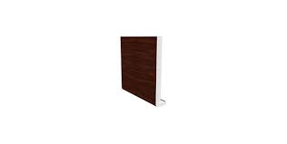 A 2x6 is 5 1/2 wide so if the soffit is 1/2 thick, that adds up to 6. Freefoam Magnum Square Leg 18mm Fascia Board Woodgrain Rosewood 5m From 34 85