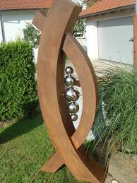 Moderne gartenskulpturen aus edelstahl bronze sandstein 25 ideen. Pin Auf Ute