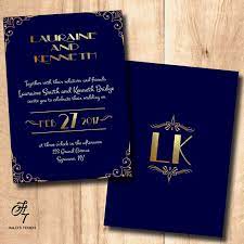 Royal Navy Blue And Gold Wedding Invitation Rsvp By Halostouch Navy Blue And Gold Wedding Gold Wedding Invitations Blue Wedding Invitations
