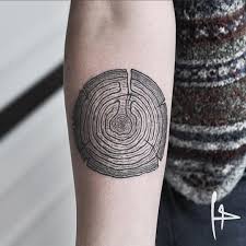 Man in maze tattoo maze tattoo tattoos tattoo designs. Come Get Lost In These Labyrinth Tattoos With Us Tattoodo