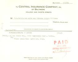 Maybe you would like to learn more about one of these? Central Insurance Company Receipt Digital Commonwealth
