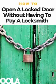 Nov 07, 2010 · lock picking is a great skill that takes lots of practice and patience to master, but some locks simply can't be picked, like a master lock combination padlock. How To Open A Locked Door Without Having To Pay A Locksmith Oola Com