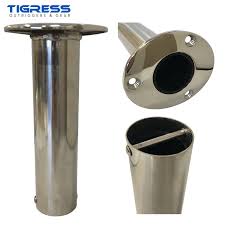 Flush mount rod holders installation made. Tigress Economy Flush Mount Oval Head Open Base Rod Holder 0 Degree Angle Maguro Pro Shop