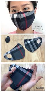 Cut 2 for main fabric cut 2 for lining fabric. Diy Fabric Face Mask Free Sewing Patterns Paid Video Fabric Art Diy