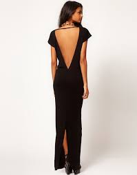 Asos Low Back Maxi Vestido Largo Informal Vestidos Espalda Descubierta Largos Ropa