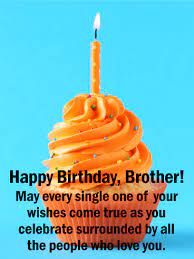 Maybe you would like to learn more about one of these? Orange Cupcake Happy Birthday Card For Brother Birthday Greeting Cards By Davia