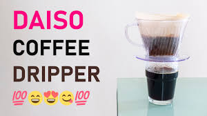 Daiso Coffee Dripper For Pour Over Coffee Melitta Hario Kalita Substitute Dollar Store Product Youtube