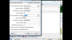 Compare Sample Means With Gretl Youtube