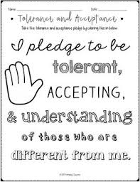Coloring is a way to practice mindfulness. Tolerance And Acceptance Pledge By Pathway 2 Success Tpt