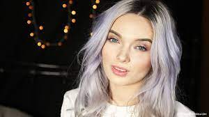 So I Accidentally Dyed My Hair Purple Hair Pale Skin Purple Hair Hair Dye Gray