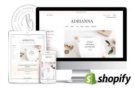 Adrianna Feminine Shopify Theme By Bluchic On Creativemarket Ecommerce Themes Shopify Theme Theme
