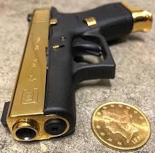Custom Black And Gold 1911 Black Gold Pretty Guns Hand Guns Guns Pistols