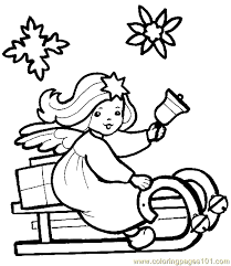 Designs include cornucopias, corn stalks, and turkeys! Christmas Angel Coloring Page 01 Coloring Page For Kids Free Angel Printable Coloring Pages Online For Kids Coloringpages101 Com Coloring Pages For Kids