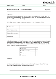 Nahrungskette Und Nahrungsnetz Unterrichtsmaterial Im Fach Biologie Nahrungskette Biologie Nahrung