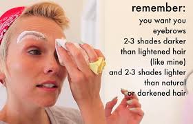 4 Simple Tips To Perfectly Lighten Your Eyebrows Using Bleach Lighten Eyebrows Bleached Eyebrows Eyebrows