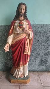 14 de outubro de 1991. Imagem Sagrado Coracao De Jesus Resina 1 Metro No Elo7 Artesanato Mineiro 137139c