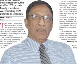 Alleged Corruption Report Handed to A-G: Maharaj