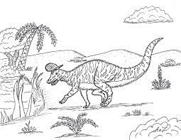 This is a coloring page. Robin S Great Coloring Pages Lambeosaurus