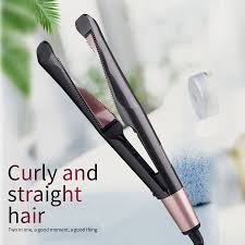 Holiday Promotion 60 Off 2 In 1 Hair Curler And Straightener Emegedk Hair Straightener And Curler Hair Curlers Curled Hairstyles