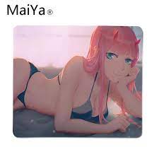 Maiya Zero Two Darling In The Franxx Sexy Ass Gamer Play Mats Mousepad Free  Shipping Large Mouse Pad Keyboards Mat - Mouse Pads - AliExpress