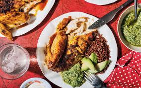 While chicken is roasting, make the sauce. Peruvian Roast Chicken With Green Sauce Recipe