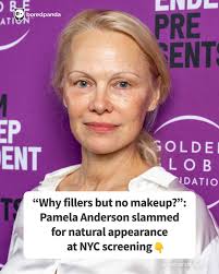Why fillers but no makeup?”: Pamela Anderson slammed for natural appearance  at NYC screening (link in the comments)