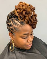 Sherelle Holder On Instagram Karibbean Kurlz Updo Bronze Goddess5 Done At Karibbeankinks Natu Natural Hair Styles Locs Hairstyles Short Locs Hairstyles