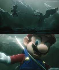 Sephiroth stabbing Mario! Use it while it's hot! : rMemeTemplatesOfficial