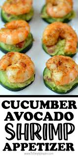 Cucumber Avocado Shrimp Appetizer Shrimp Appetizer Recipes Appetizer Recipes Cold Shrimp Appetizers Easy