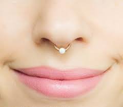 Sale Septum Ring Septum Piercing Septum Jewelry Opal Etsy Septum Piercing Jewelry Opal Septum Septum Rings Small
