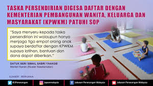 Ministry of women, family and community development kementerian pembangunan wanita, keluarga dan masyarakat no 55. Taska Persendirian Digesa Daftar Dengan Kementerian Pembangunan Wanita Keluarga Dan Masyarakat Kpwkm Patuhi Sop Jabatan Penerangan Malaysia