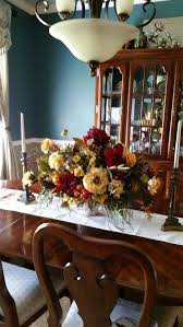 Floral Arrangement Xl Floral Centerpiece By Giftsbywhatabeautifu Dining Room Table Centerpieces Dining Room Table Decor Dining Room Centerpiece
