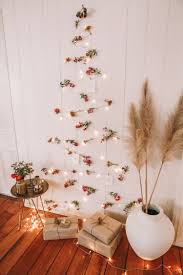 Diy Fairy Light Xmas Tree Spell Wall Mounted Christmas Tree Wall Christmas Tree Cool Christmas Trees