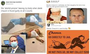 The former minneapolis cop spoke briefly on friday afternoon. Twitter Celebrates Derek Chauvin S Conviction In The Murder Of George Floyd Daily Mail Online