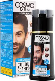 CD COSMO DESIGNS Black Beard Colour Natural Shampoo For Unisex