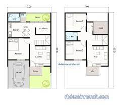Denah rumah dengan mushola dan taman samping. Denah Rumah 3 Kamar Dan Mushola Rhdesainrumah
