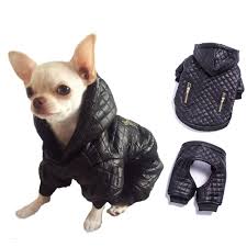 Our magnificent dog boutique offers professional grooming services in addition to the finest selection of designer dog clothes and other luxury dog products! Waterproof Small Pet Dog Clothes Winter Dog Jumpsuit Four Leg Hoodie Coat Jacket Dog Overalls Chihuahua Yorkie Puppy Clothing C18112201 From Mingjing02 15 85 Dhgate Com