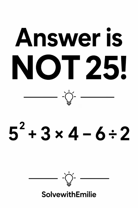 Math puzzle order of operations: what’s the correct answer?