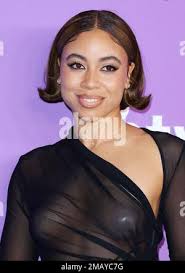 Andrea Ellsworth arriva al Red Carpet Event per la stagione tre prima di  Apple Original Drama Series Truth be Taid che si terrà al Pacific Design  Center di Los Angeles, CA Giovedì,